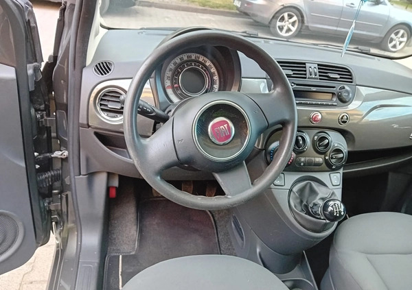 Fiat 500 cena 28500 przebieg: 140450, rok produkcji 2013 z Żory małe 121